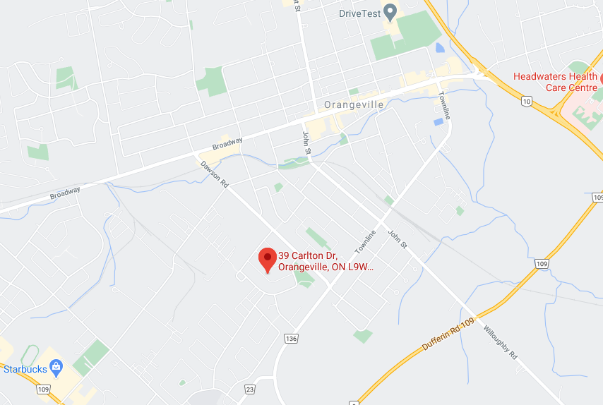 Map location of Katsbooks at 39 Carlton drive